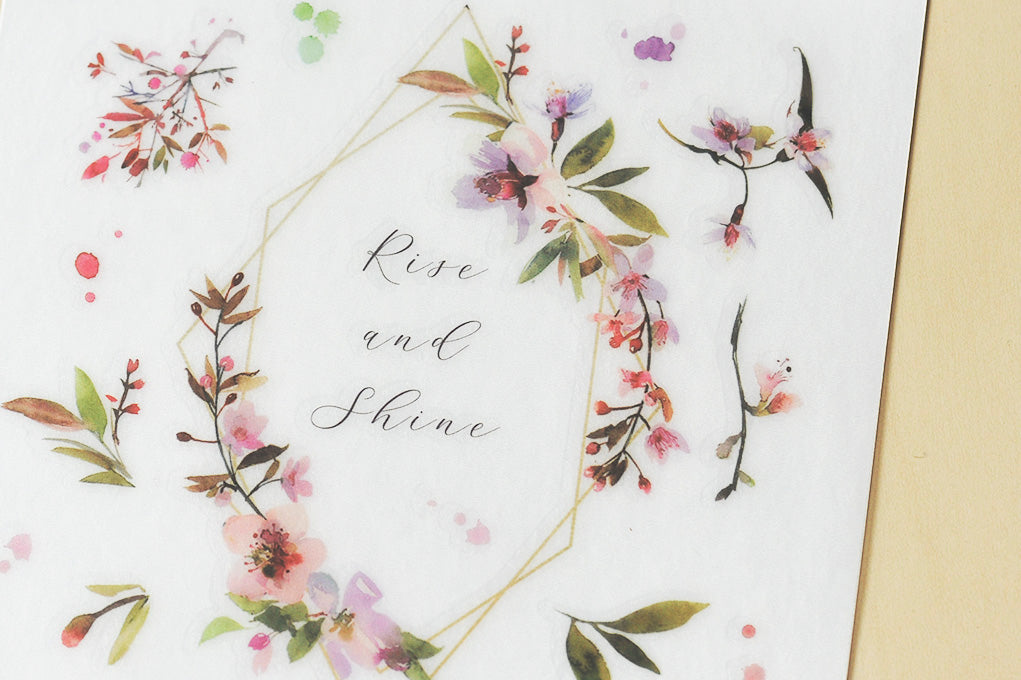 MU Print-on Stickers - Light Dye Colorant Garden
