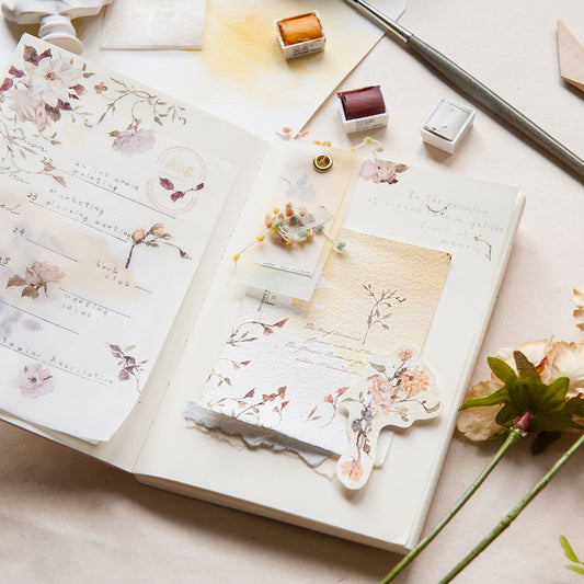 MU Print-on Stickers - Pink Florals