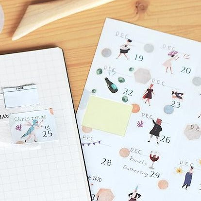 MU Daily Planner Number Sticker Set - Small Numbers