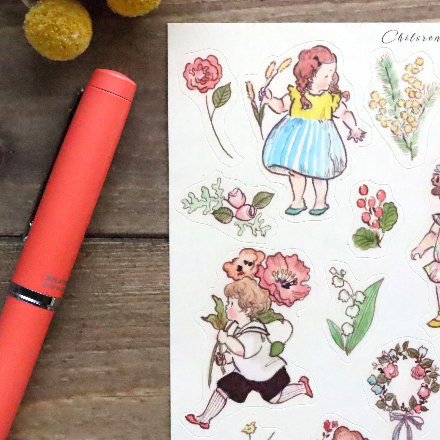 CTFJ x Krimgen Stickers - Children and Plants