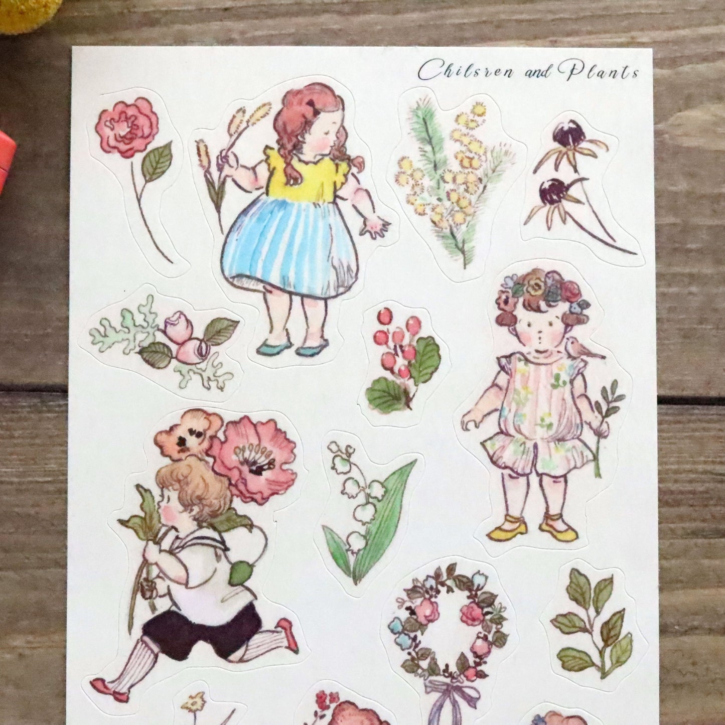 CTFJ x Krimgen Stickers - Children and Plants