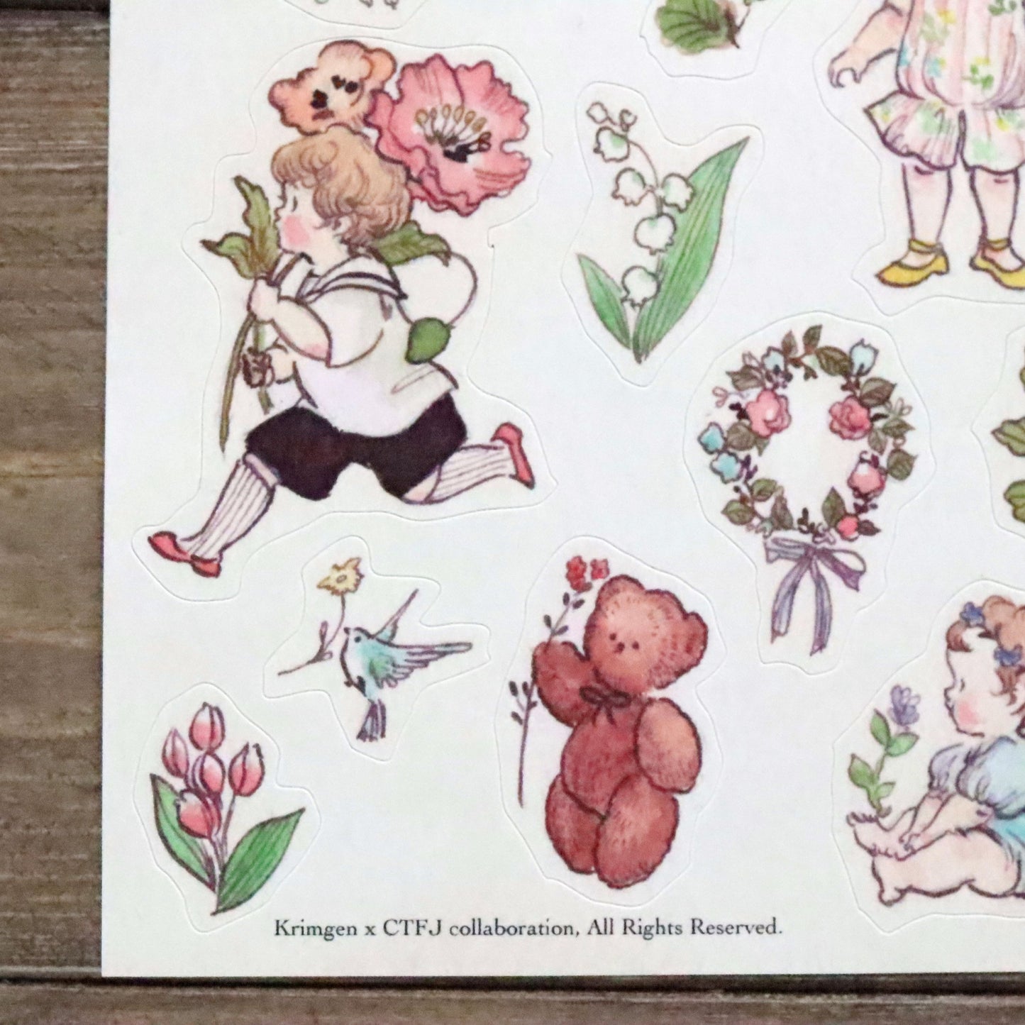 CTFJ x Krimgen Stickers - Children and Plants