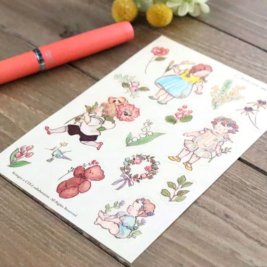 CTFJ x Krimgen Stickers - Children and Plants
