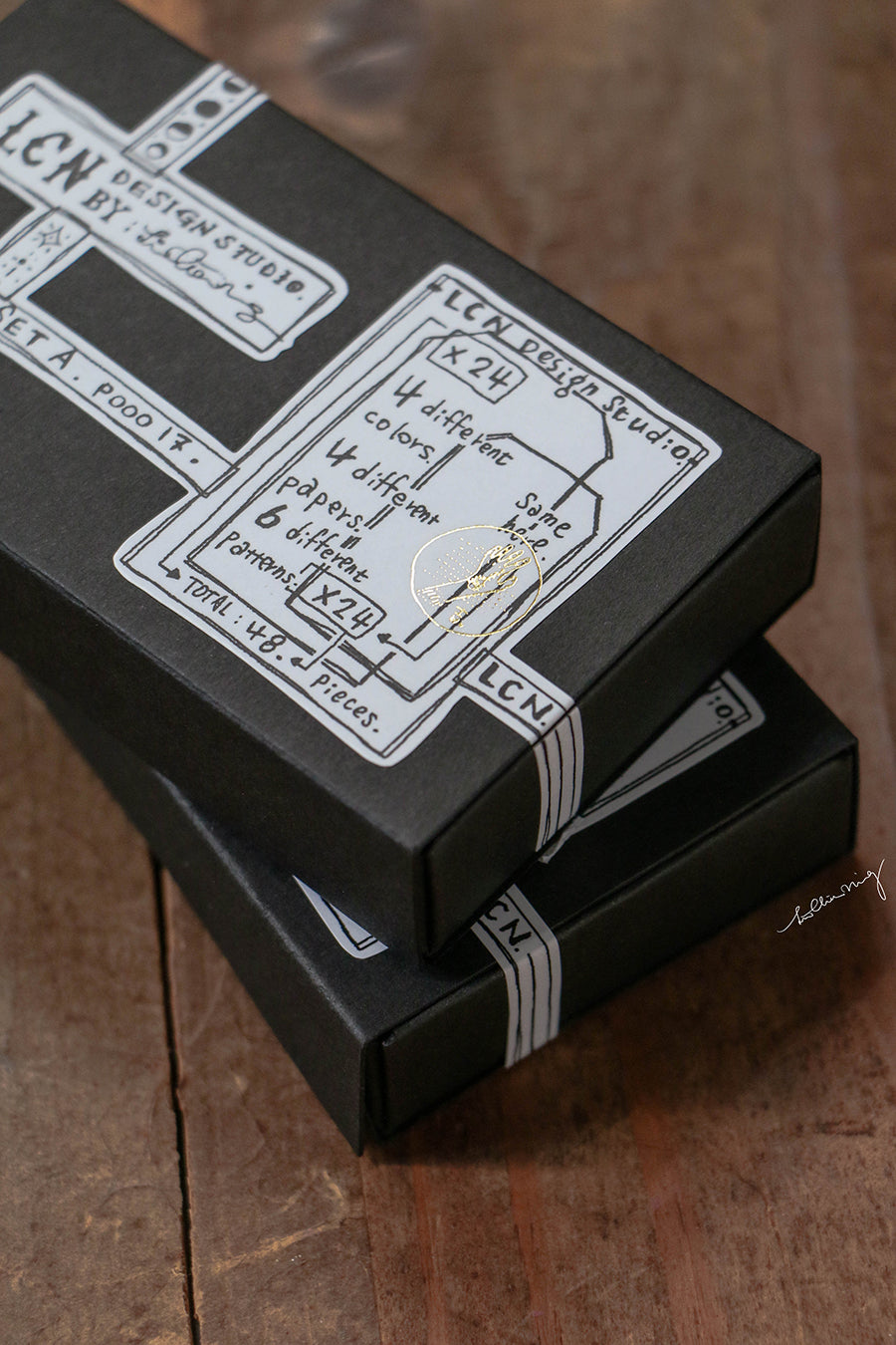 Lin Chia Ning Letterpress Vintage Tag Set A