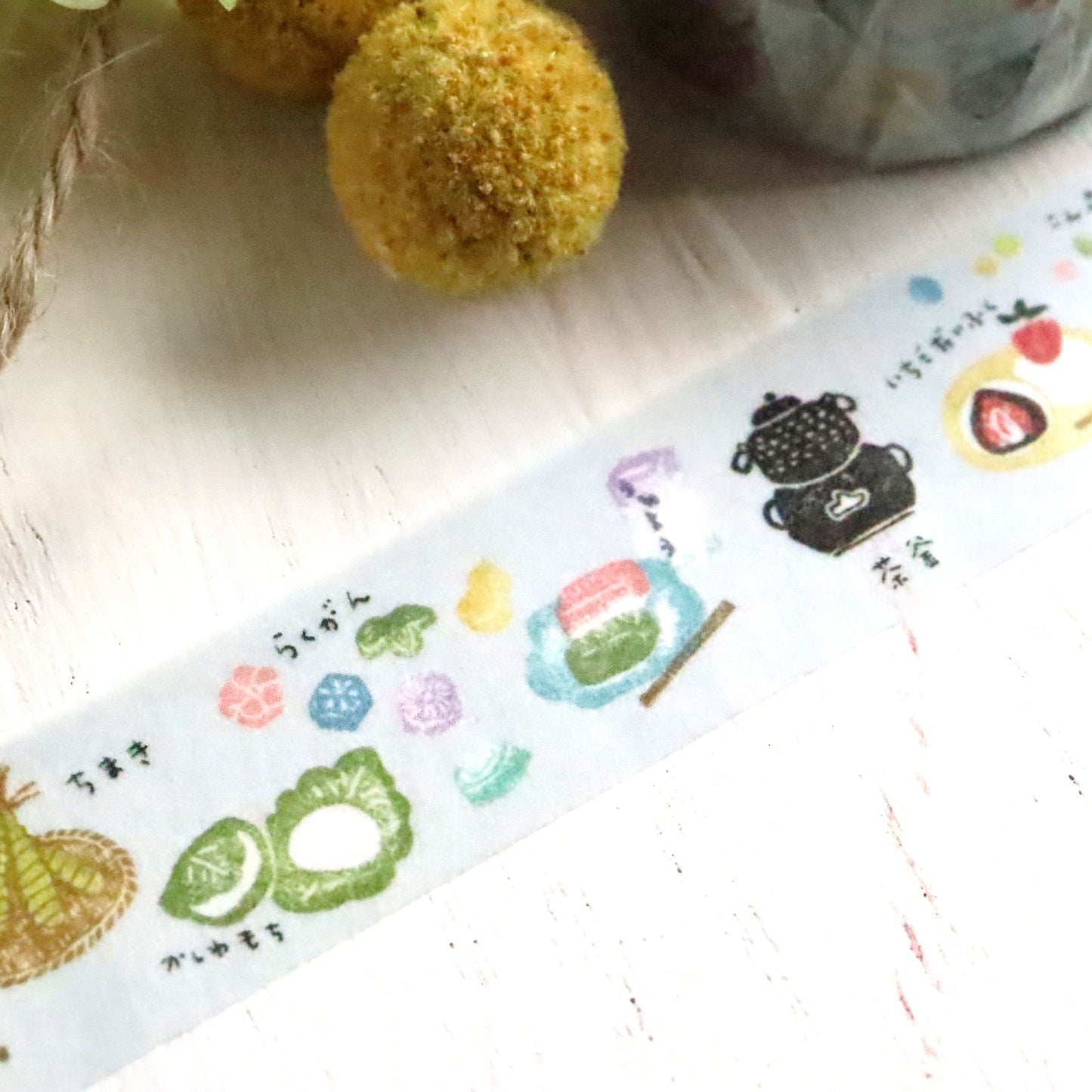 Hankodori Washi Tape - Japanese Sweets