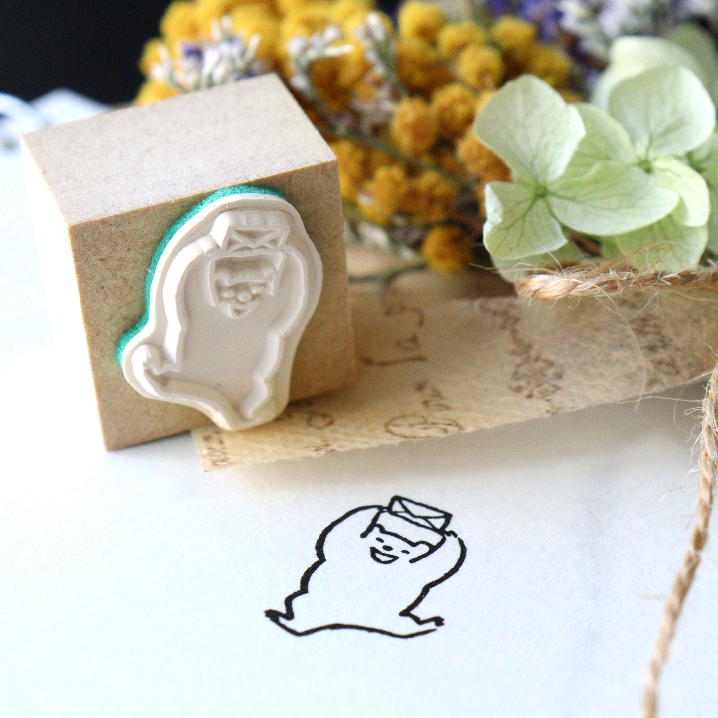 CTFJ x momoro Otter Rubber Stamp - I Got Mail!