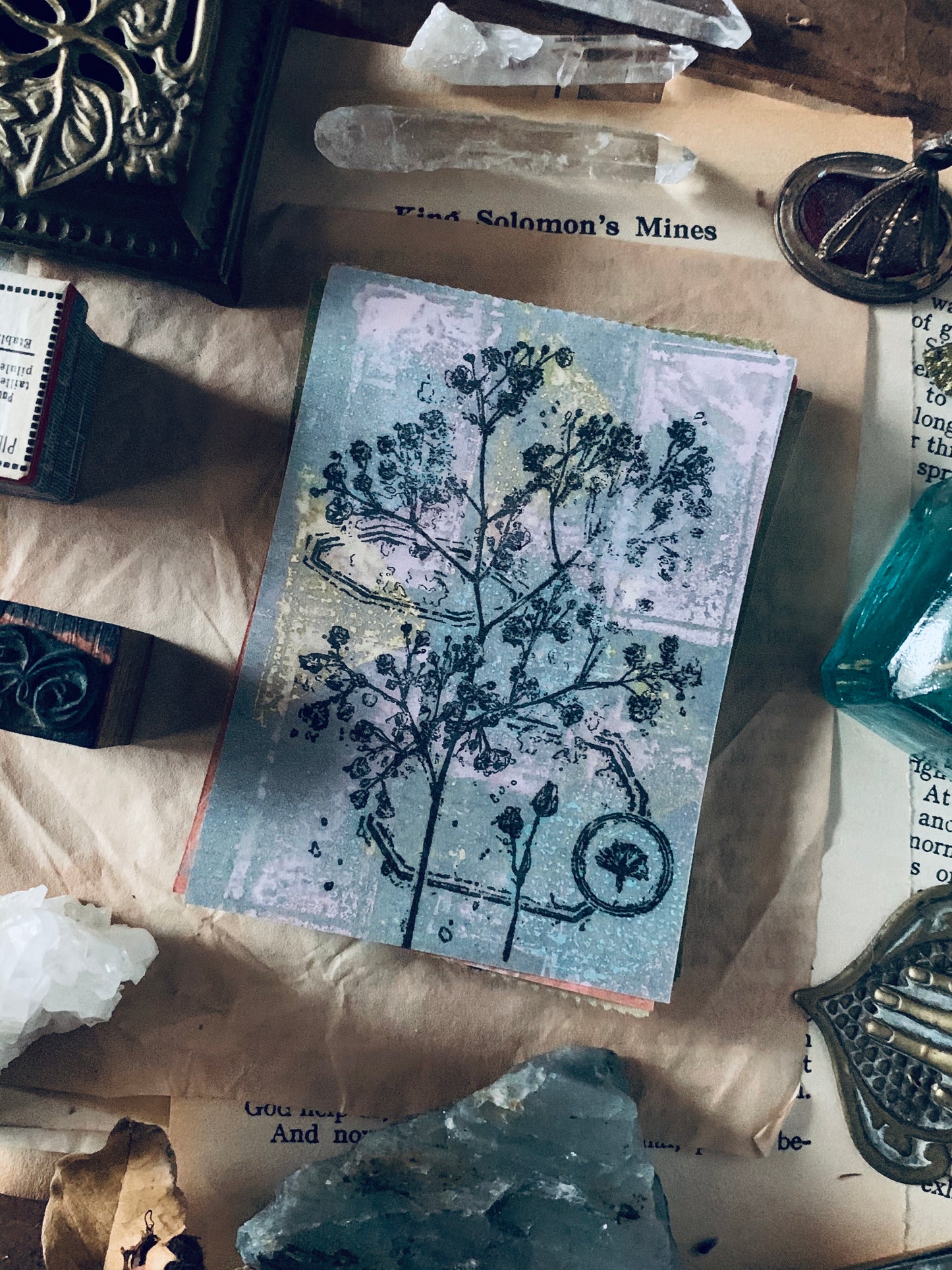 Flower Large Stamp A