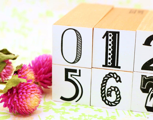 Rubber Stamp - Numbers