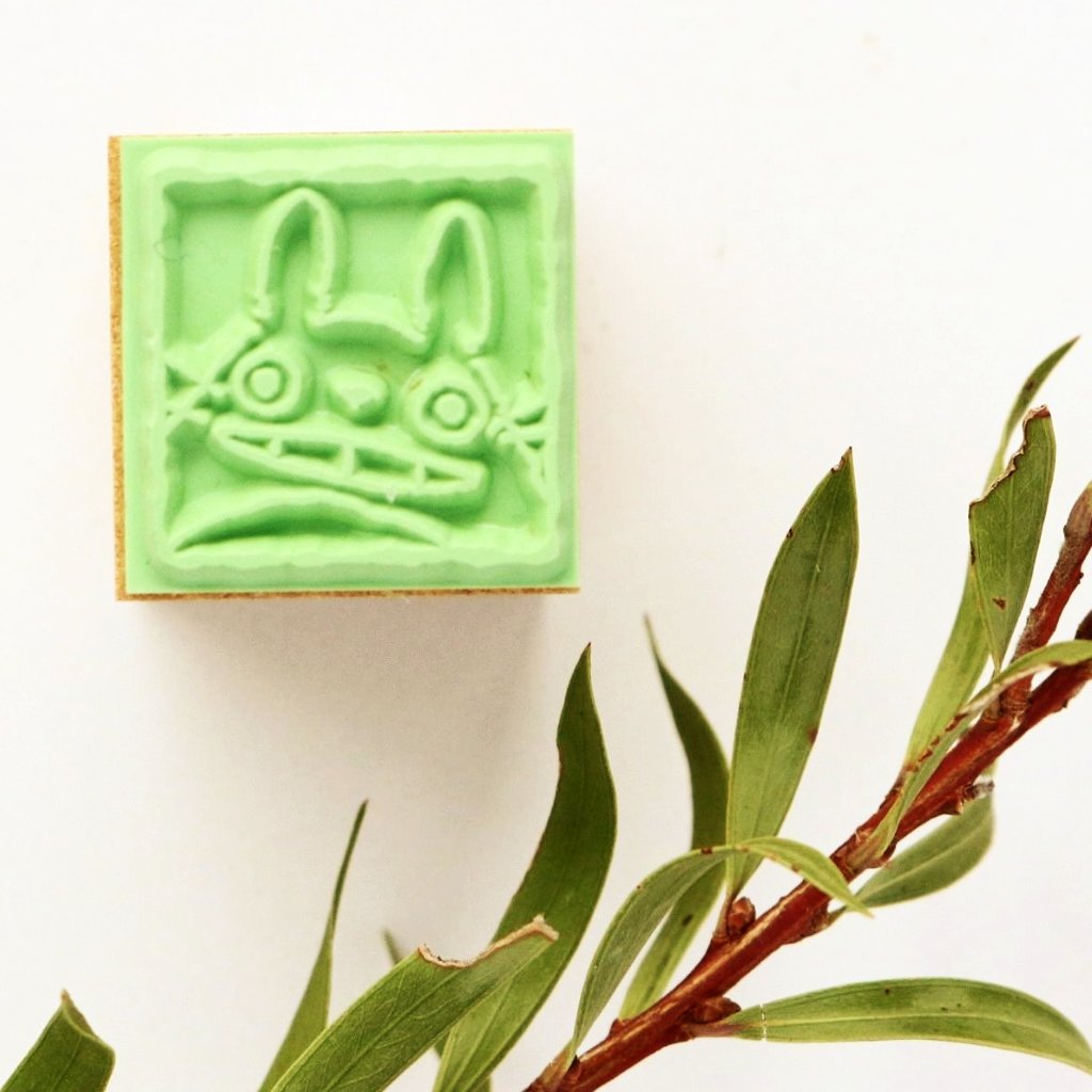 Totoro Rubber Stamp - Smile