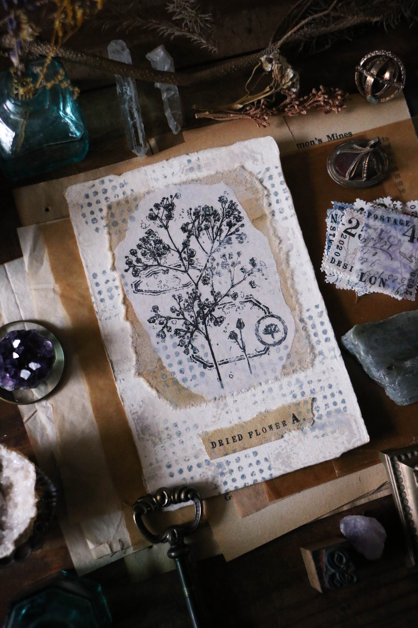 Flower Large Stamp A