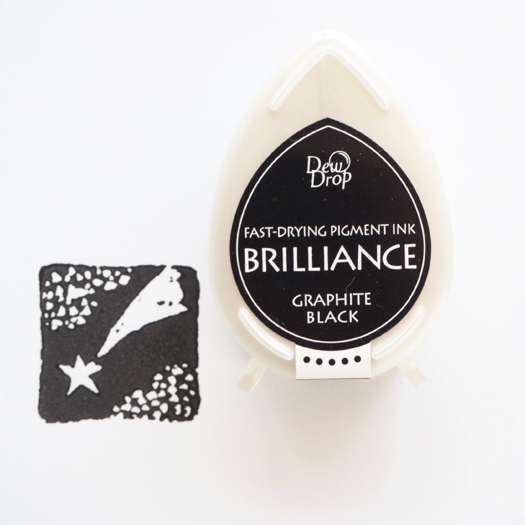 Brilliance Stamp Ink - Graphite Black – Cute Things from Japan