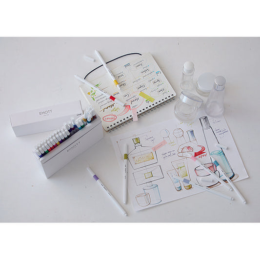 Pre-order Uni Emott Fine Liner Set - Complete Set