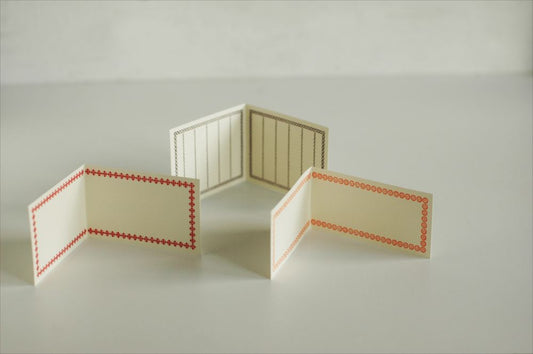 Letterpress Label Note Card