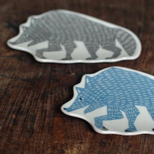 Ceramic Tray - Wolf