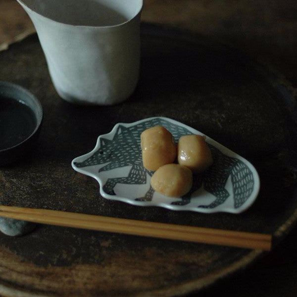 Ceramic Tray - Wolf