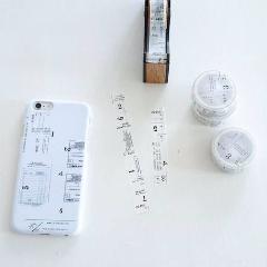 Yohaku / Washi Tape - Letters & Numbers
