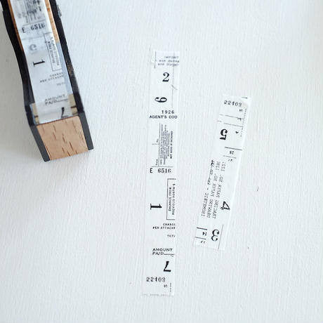 Yohaku / Washi Tape - Letters & Numbers