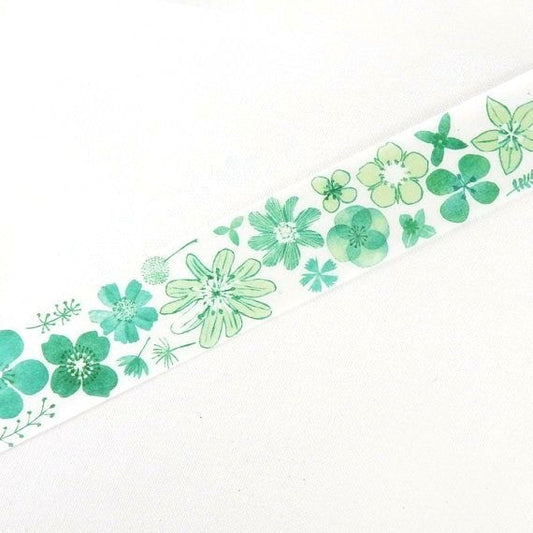 Washi Tape - Flower Green