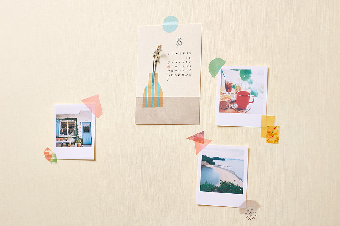 Washi Tape Sticker Set - Watercolor (Postcard Size)