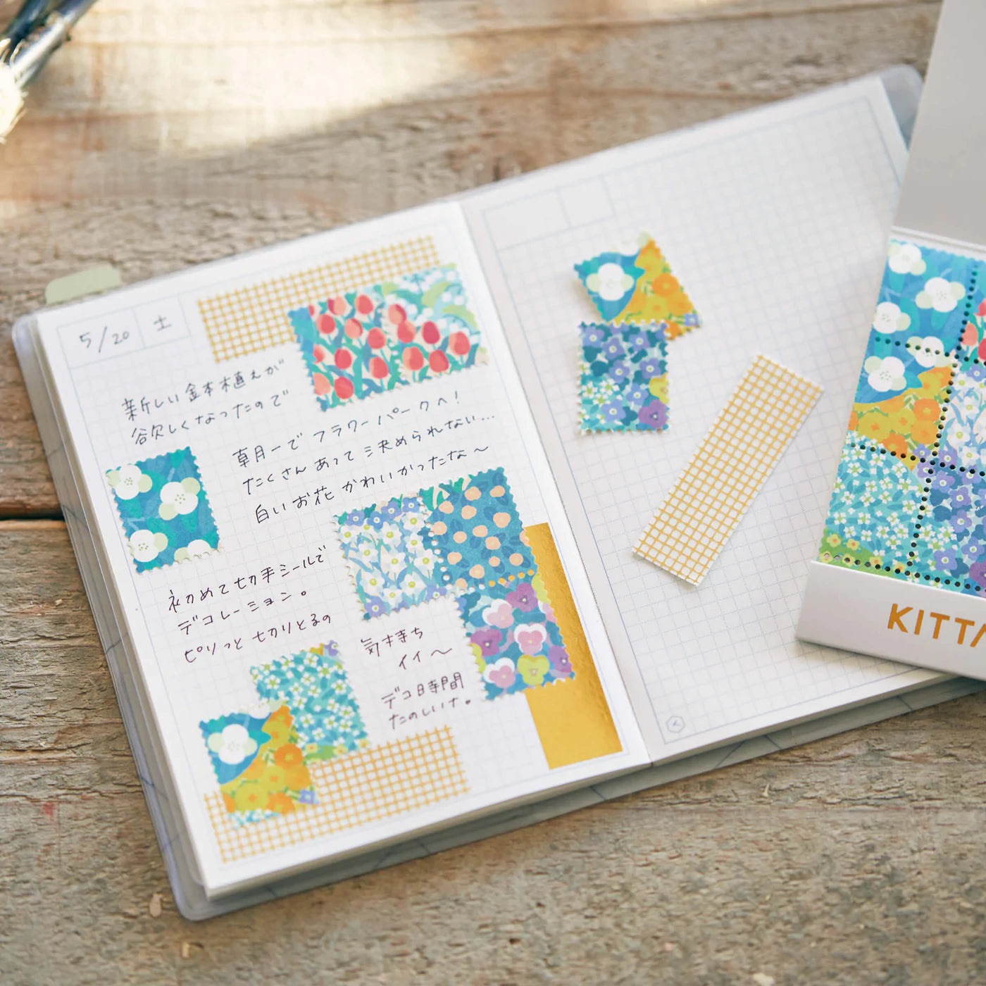 Nodoka Miyashita KITTA Stickers - Garden