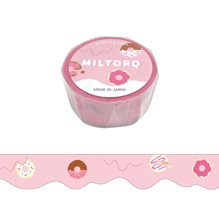 Die-cut Washi Tape - Strawberry Chocolate Donut