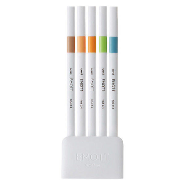 Uni Emott Fine Liner Set - Nature No.6