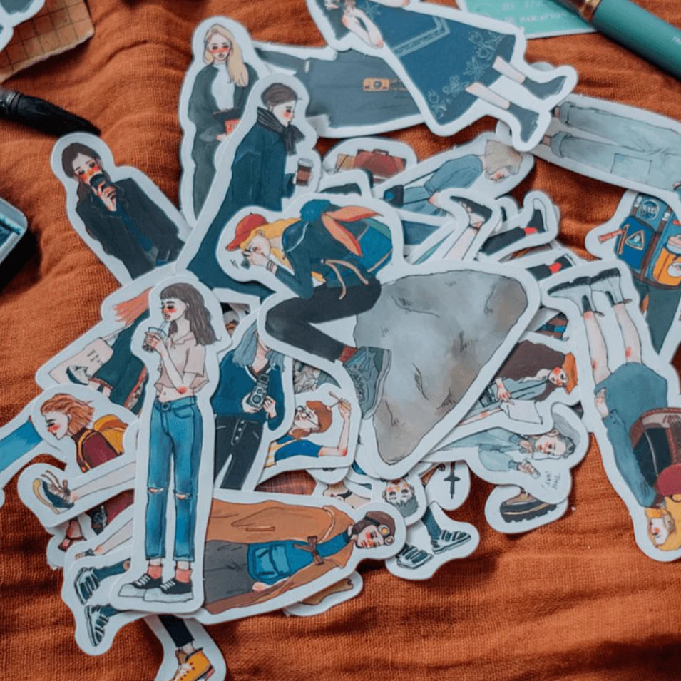 Sticker Set - Bon Voyage (30 pieces)