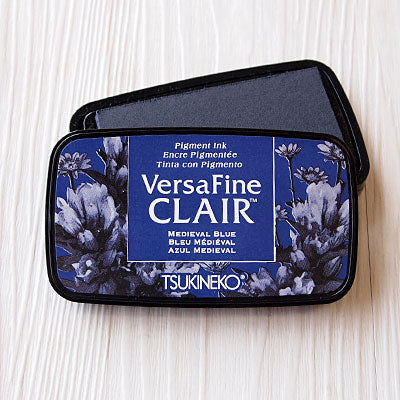 Encre Bleue Versafine Clair Tsukineko - Recharge Pour Tampon Encreur, Pigmentée, Séchage Rapide - Pour Scrapbooking, Carterie