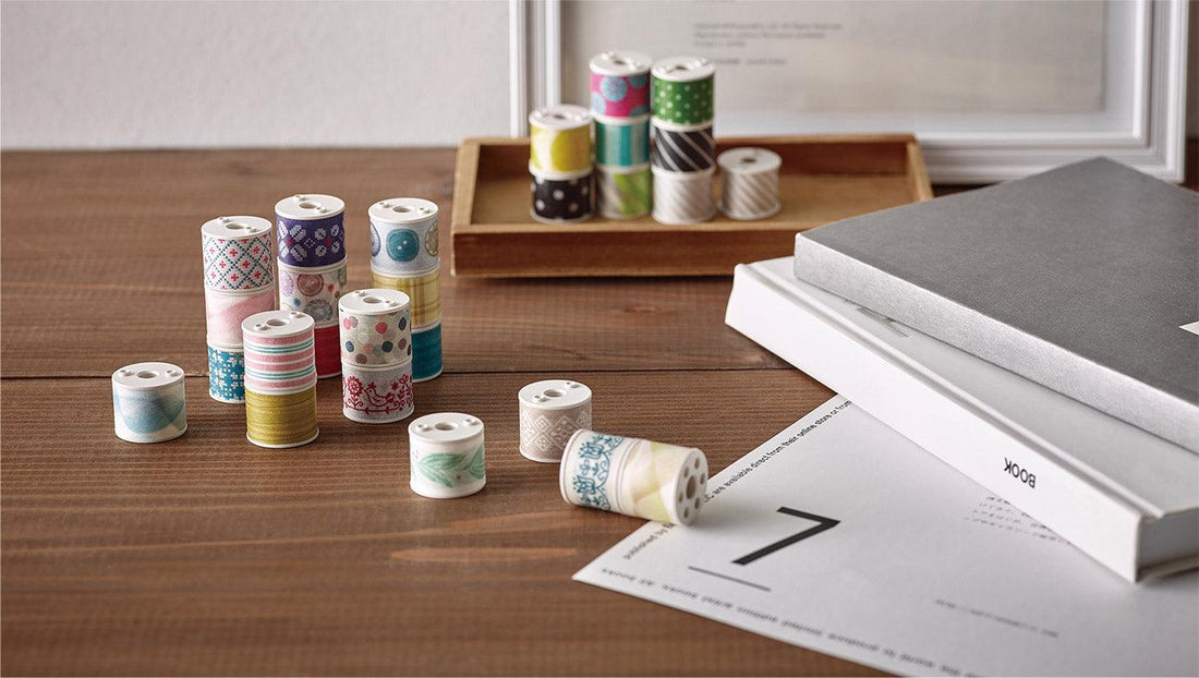 Kokuyo Bobbin - Roll your own little washi bobbins