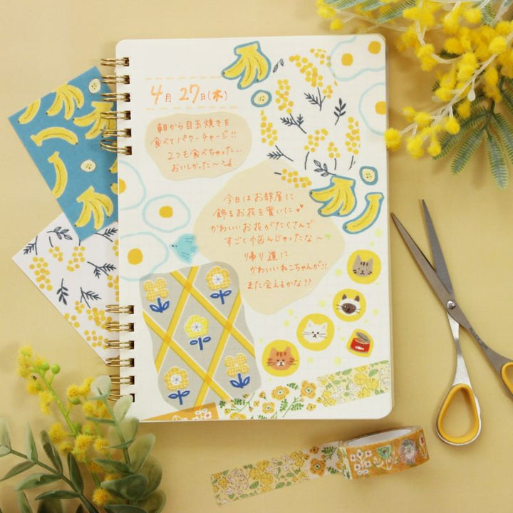 Me Time Flake Stickers - Happy Yellow
