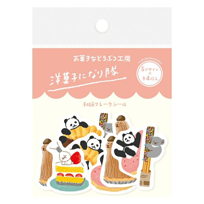 Okashina Flake Stickers - Sweets
