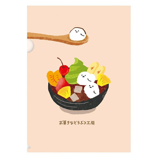 Limited Edition Okashina B6 Clear File Set - Japanese Sweets