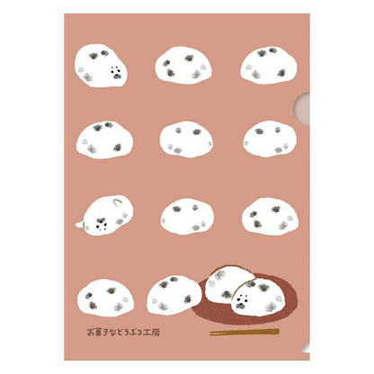 Limited Edition Okashina B6 Clear File Set - Japanese Sweets