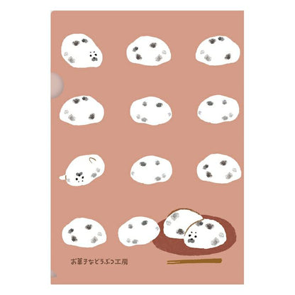 Limited Edition Okashina B6 Clear File Set - Japanese Sweets