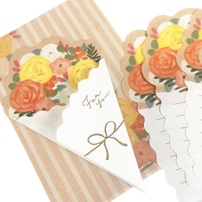 Limited Edition Bouquet Mini Letter - Rose