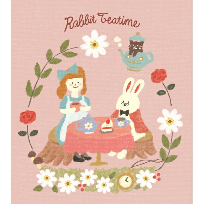 Limited Edition Memo Pad - Rabbit Tea Time