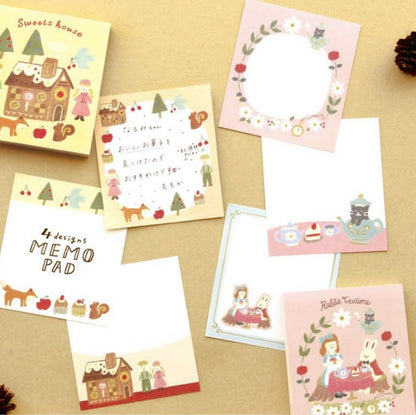 Memo Pad - Rabbit Tea Time