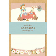 Furukawa Paper / Limited Edition Mini Letter Set - Rabbit Tea Time