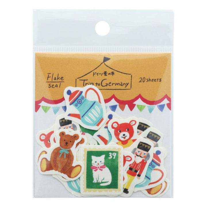 Limited Edition Trip to Germay Flake Stickers - Flea Market