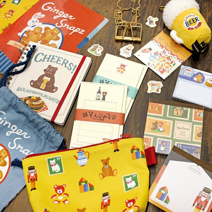 Furukawa Paper / Limited Edition Mini Letter Set - Trip to Germany / Flea Market
