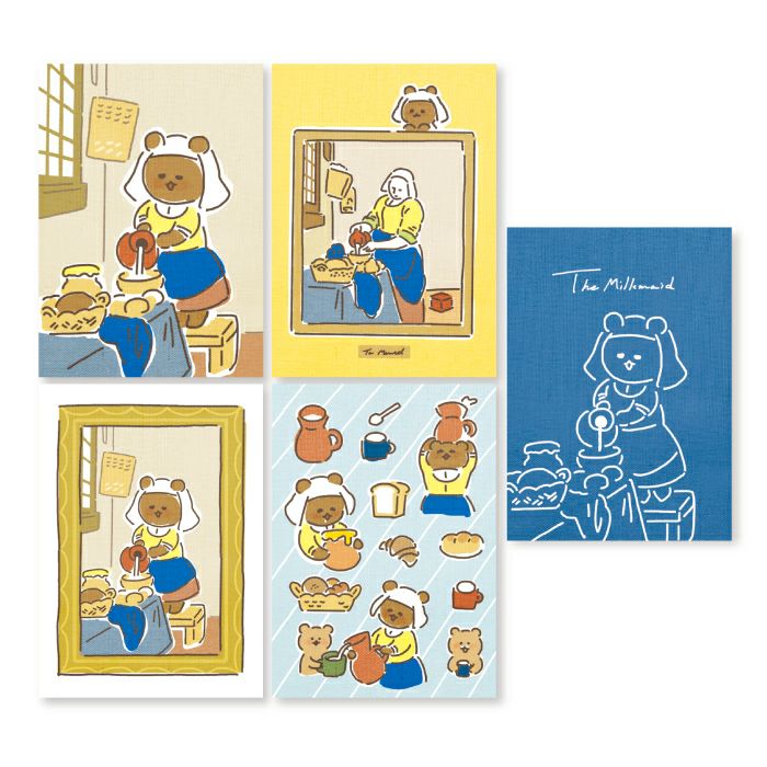 Large Stickers - The Milkmaid Bear