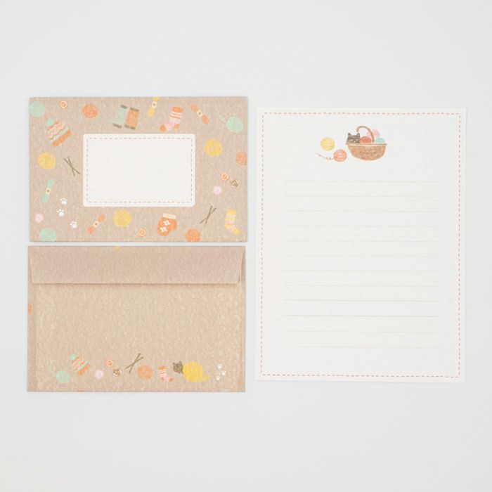 Winter Limited Letter Set - Cozy Cat