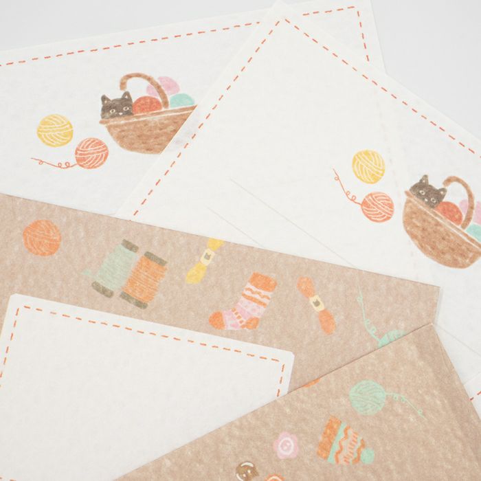 Winter Limited Letter Set - Cozy Cat