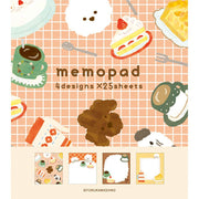 Winter Limited Memo Pad - Happy Cafe Dog