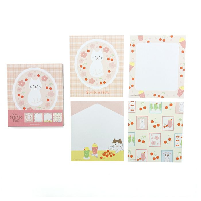 Spring Limited Memo Pad - Love Cherries