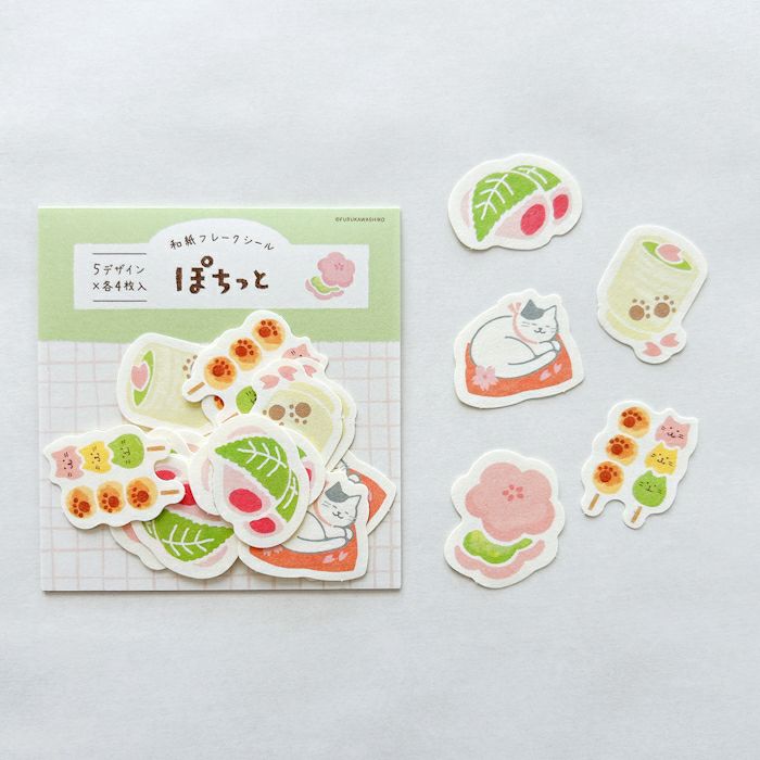 Spring Limited Flake Stickers - Japanese Spring