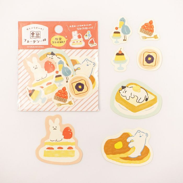 Limited Edition Flake Stickers - Animals in the Kitchen