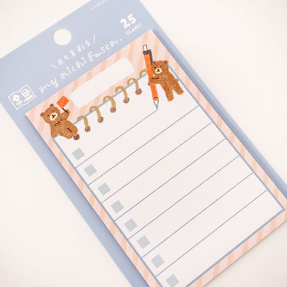 To-do Sticky Note - Bear
