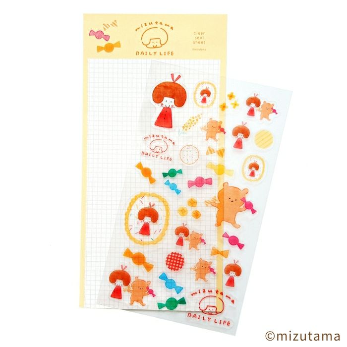 mizutama Limited Edition Stickers - Sweet Candies