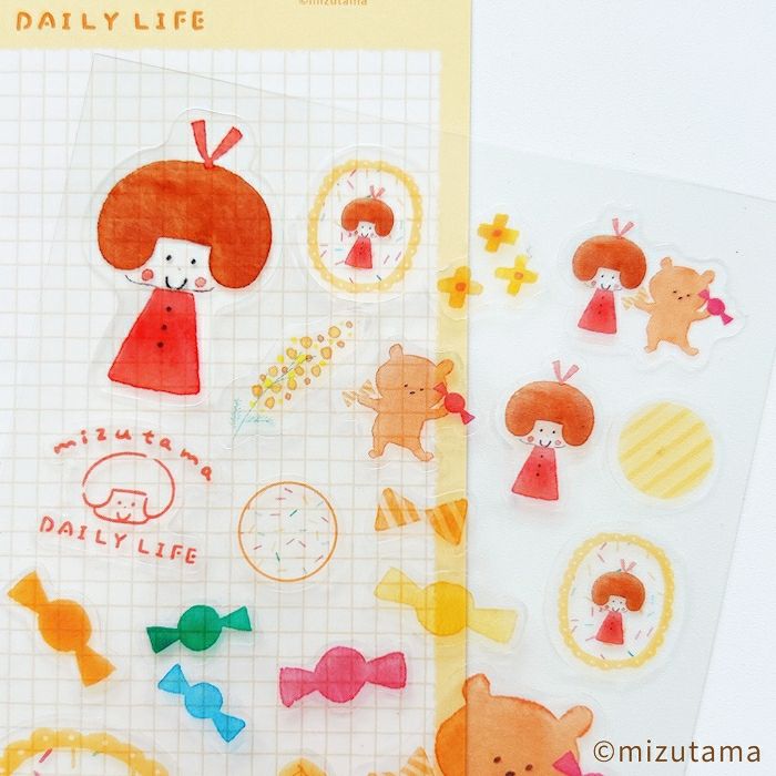 mizutama Limited Edition Stickers - Sweet Candies